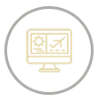 Airport Flight Monitoring Icon